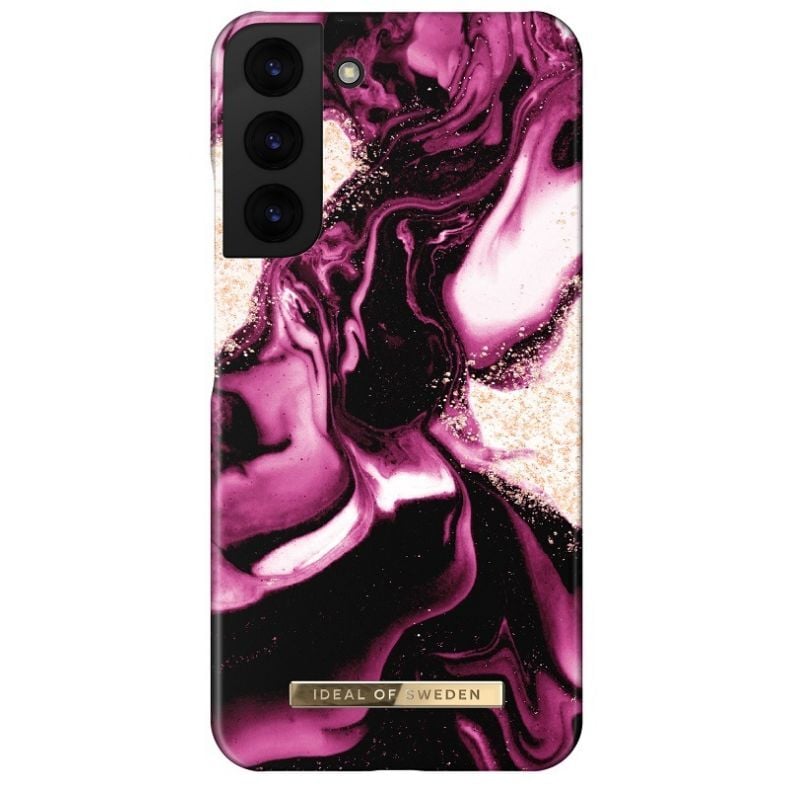 IDEAL OF SWEDEN dėklas Samsung Galaxy S22+ Golden Ruby Marble