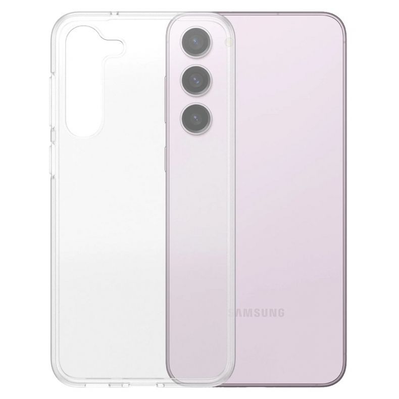 Samsung Galaxy S23+ skaidrus silikoninis dėklas