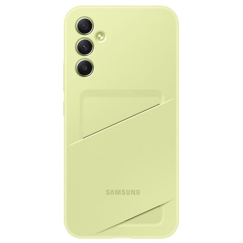 Galaxy A34 dėklas su kortelių kišenėle