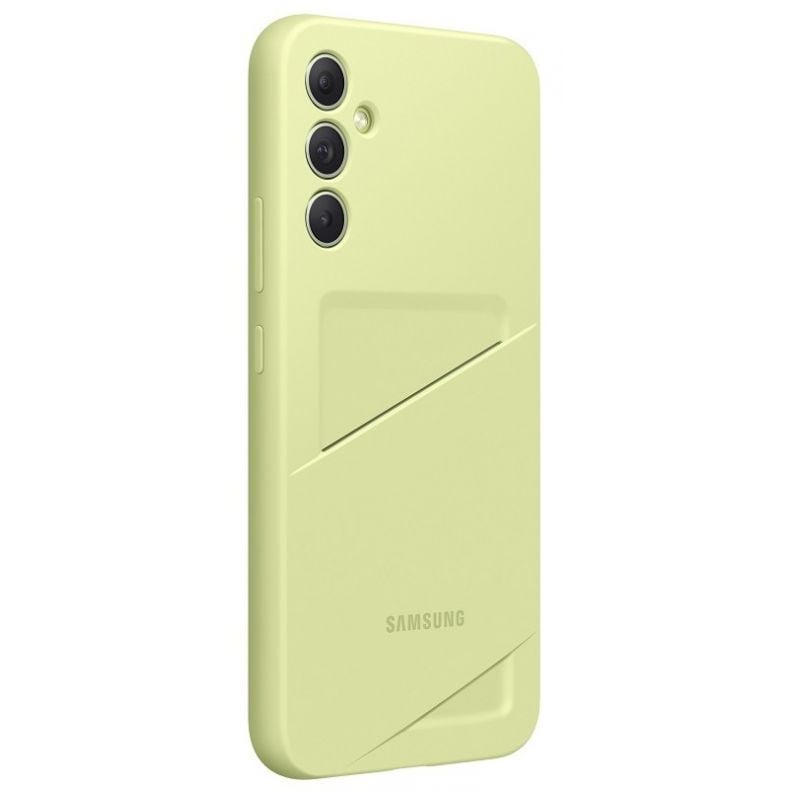 Galaxy A34 dėklas su kortelių kišenėle