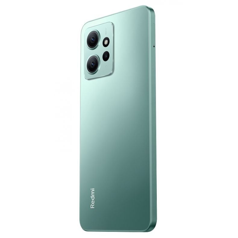 Xiaomi Note12 zalios spalvos nugarele 45 kampu desine puse