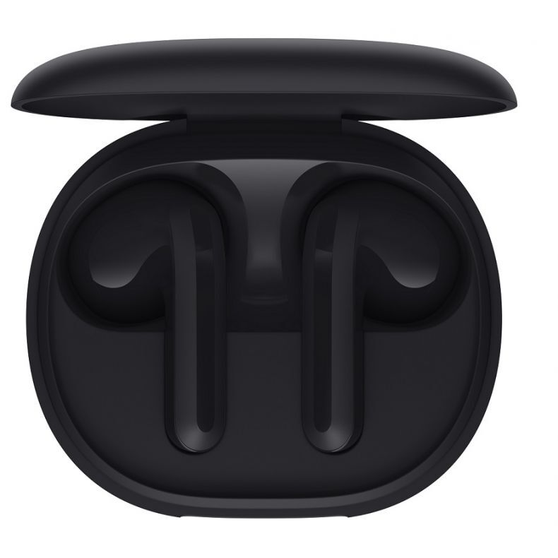 Xiaomi Buds 4 lite juodos spalvos dėklas atidarytas is virsaus