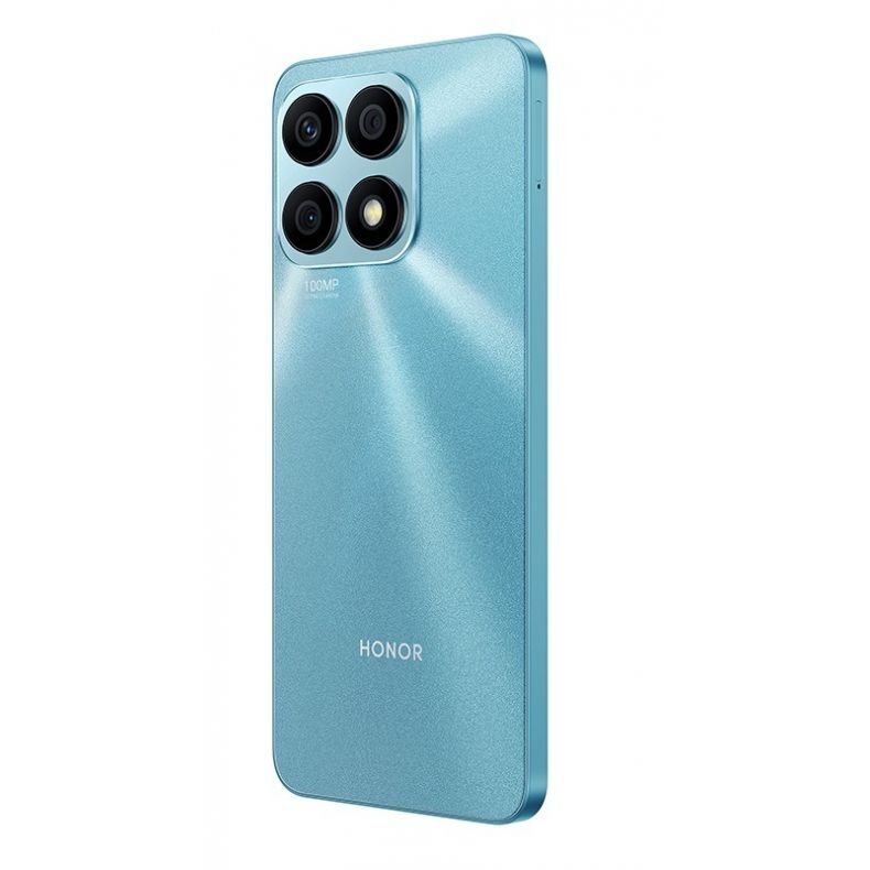  HONOR X8A nugarele desine puse kampu melynos spalvos