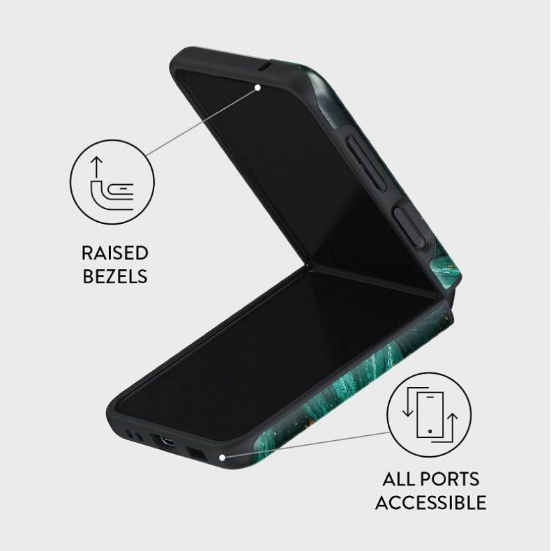 BURGA Tough dėklas Samsung Galaxy Flip4 Emerald Pool