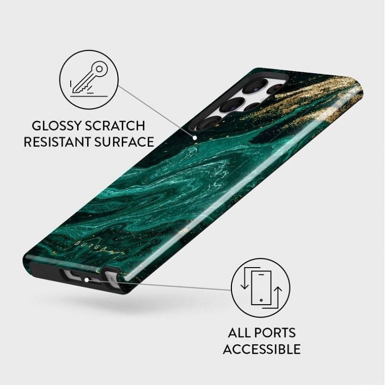 BURGA Tough dėklas Samsung Galaxy S22 Ultra Emerald Pool