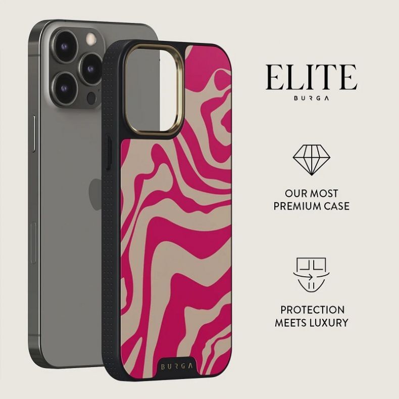 BURGA Elite Gold dėklas iPhone 14 Pro Max Siren