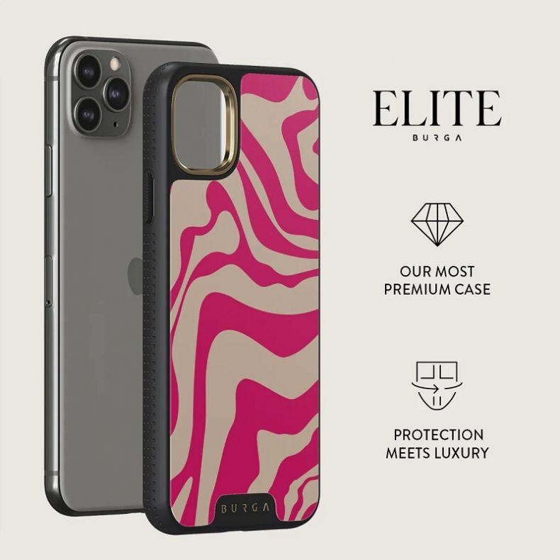 Burga Elite Gold apsauginis dėklas iPhone 11 Pro Max Siren (rausvas), 2 nuotrauka