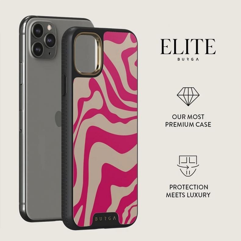 Burga Elite Gold apsauginis dėklas iPhone 11 Pro Siren (rausvas), 2 nuotrauka