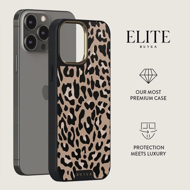 BURGA Elite Gold dėklas iPhone 14 Pro Pure Instinct