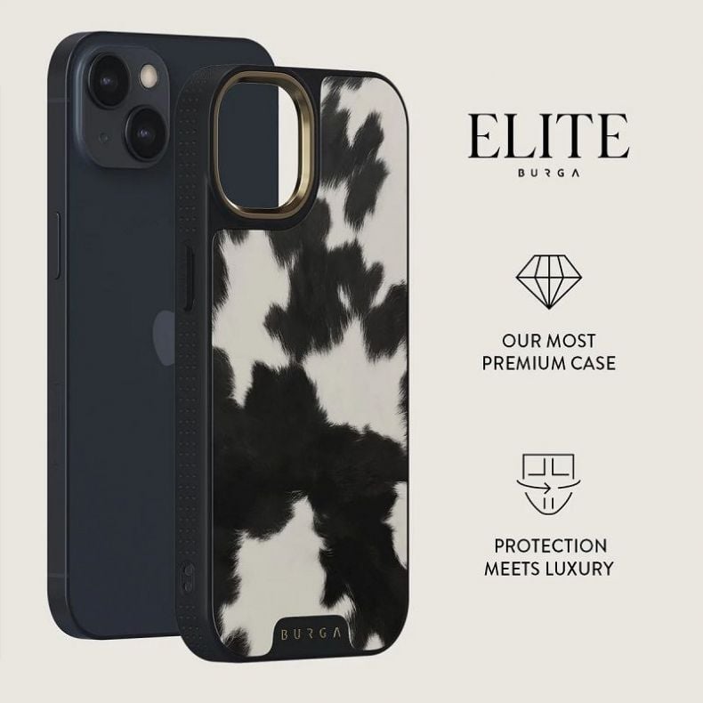 BURGA Elite Gold dėklas iPhone 14 Achromatic