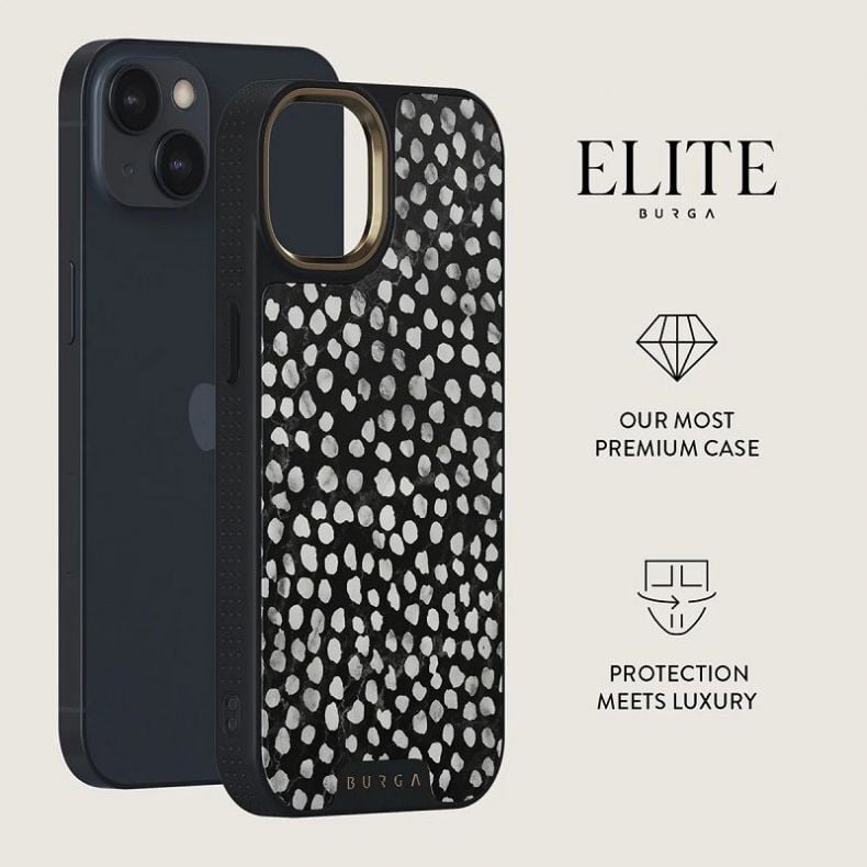 BURGA Elite Gold dėklas iPhone 14 Night Sky