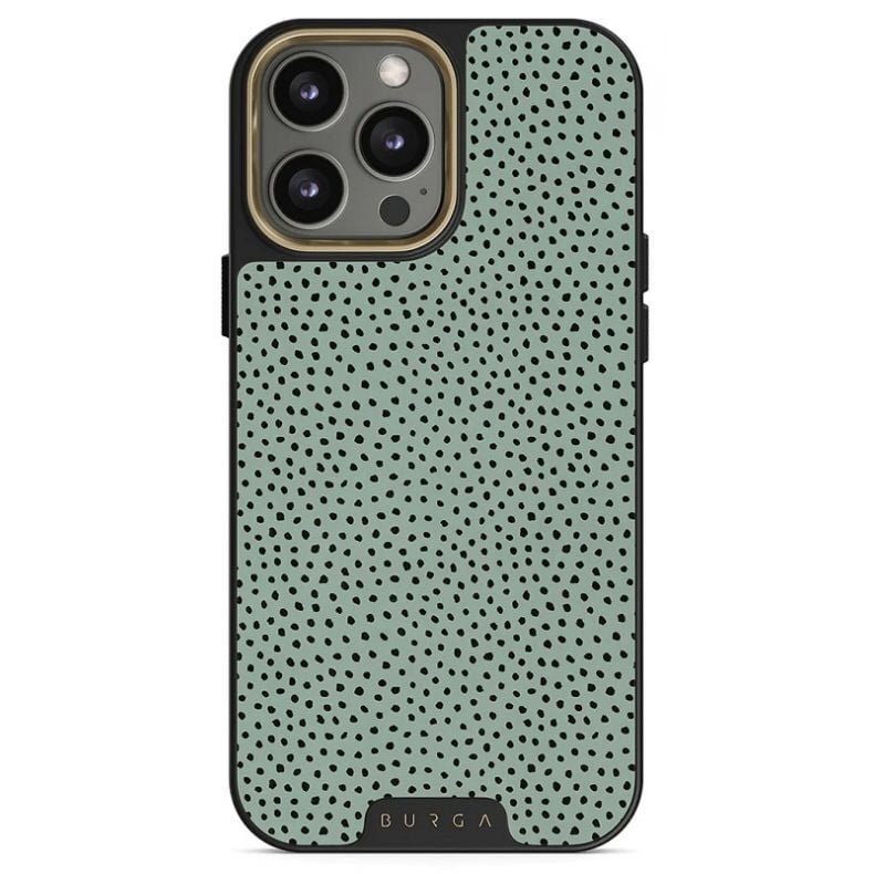 BURGA Elite Gold dėklas iPhone 13 Pro Max Mint Gelato