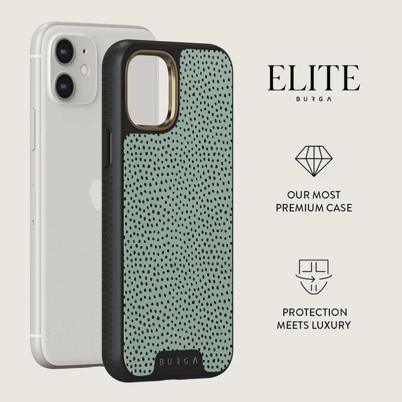 Burga Elite Gold apsauginis dėklas iPhone 11 Mint Gelato (mėtinė, žalsva), 2 nuotrauka