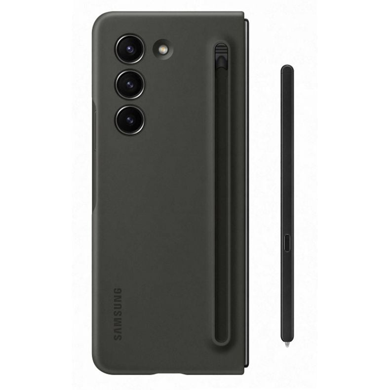 Samsung Galaxy Fold5 Slim S Pen dėklas_juodos spalvos_išimtas_piestukas