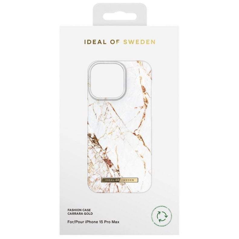 IDEAL OF SWEDEN dėklas iPhone 15 Pro Max Carrara Gold