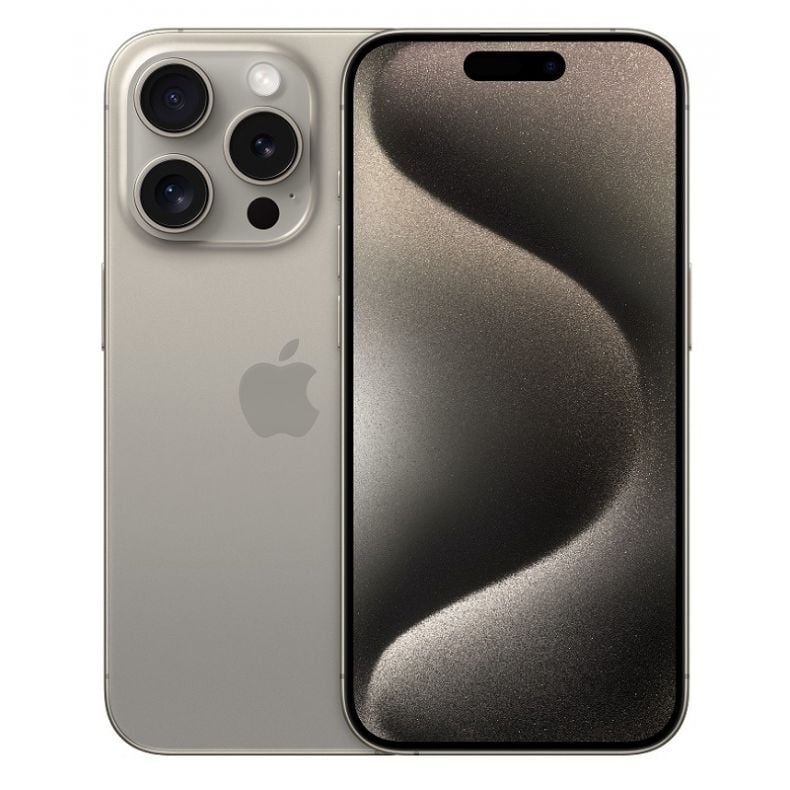 Apple iPhone 15 Pro išmanusis telefonas Natural Titanium (natūralus titanas) 512 GB, 1 nuotrauka