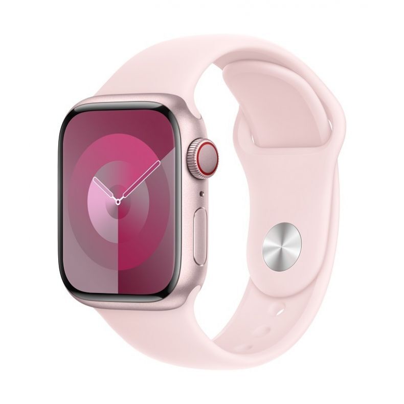 Apple Watch Series 9 GPS+Cellular 41mm išmanusis laikrodis Pink ( rausvas), 1 nuotrauka