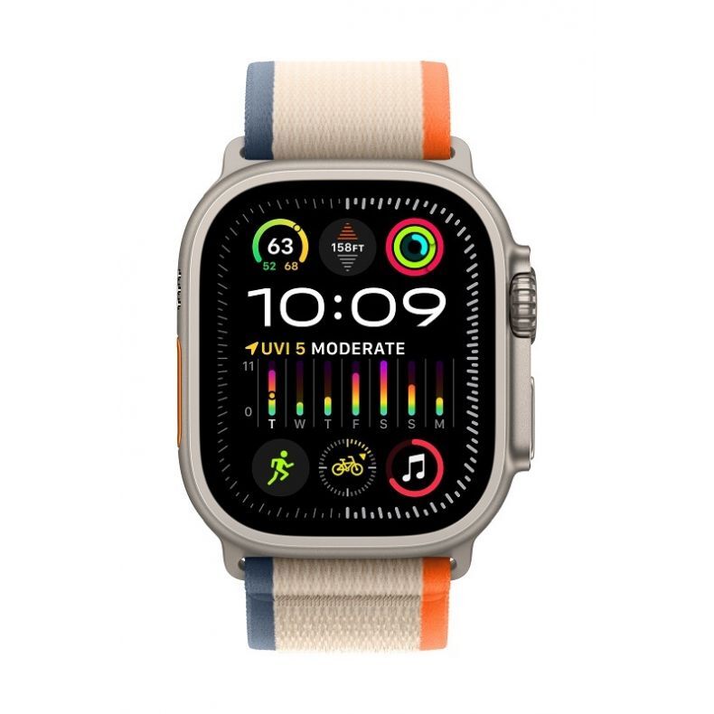 Apple Watch Ultra 2 GPS + Cellular, 49mm išmanusis laikrodis Orange (oranžinis), 2 nuotrauka