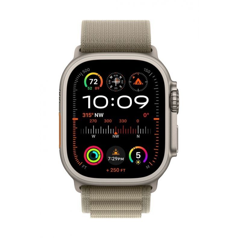 Apple Watch Ultra 2 GPS + Cellular, 49mm, Medium išmanus laikrodis Green (žalias), 2 nuotrauka