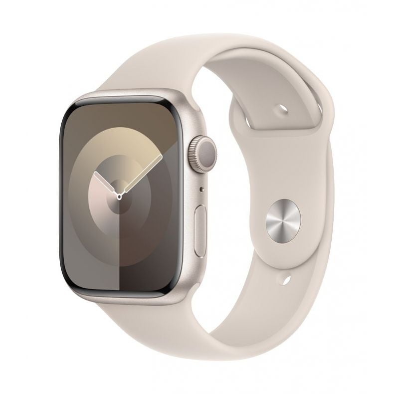 Apple Watch Series 9 GPS 41mm išmanusis laikrodis Starlight (žvaigždžių šviesos), 1 nuotrauka