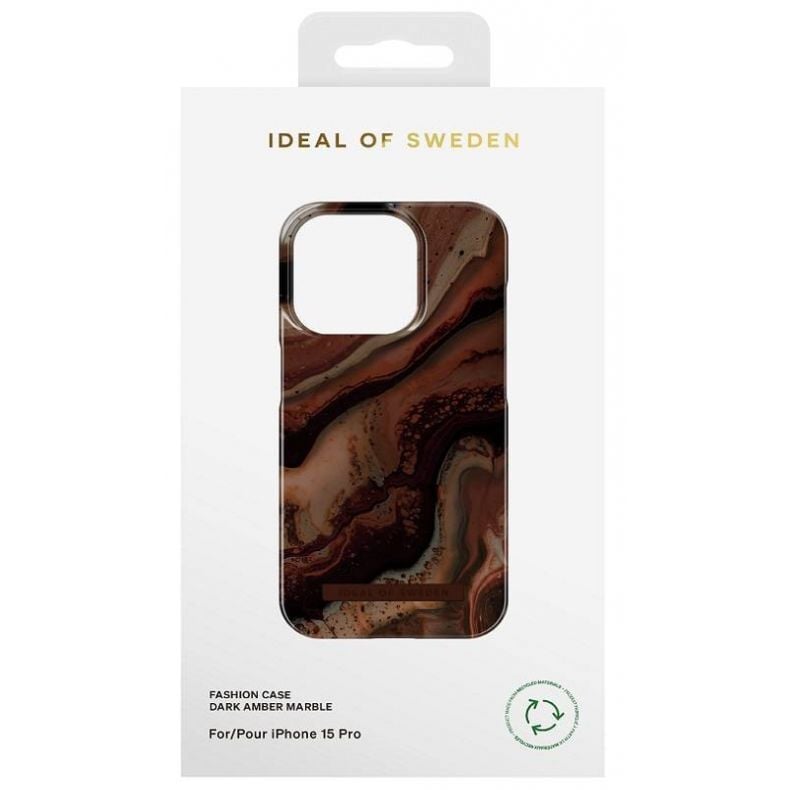 IDEAL OF SWEDEN dėklas iPhone 15 Pro Dark Amber