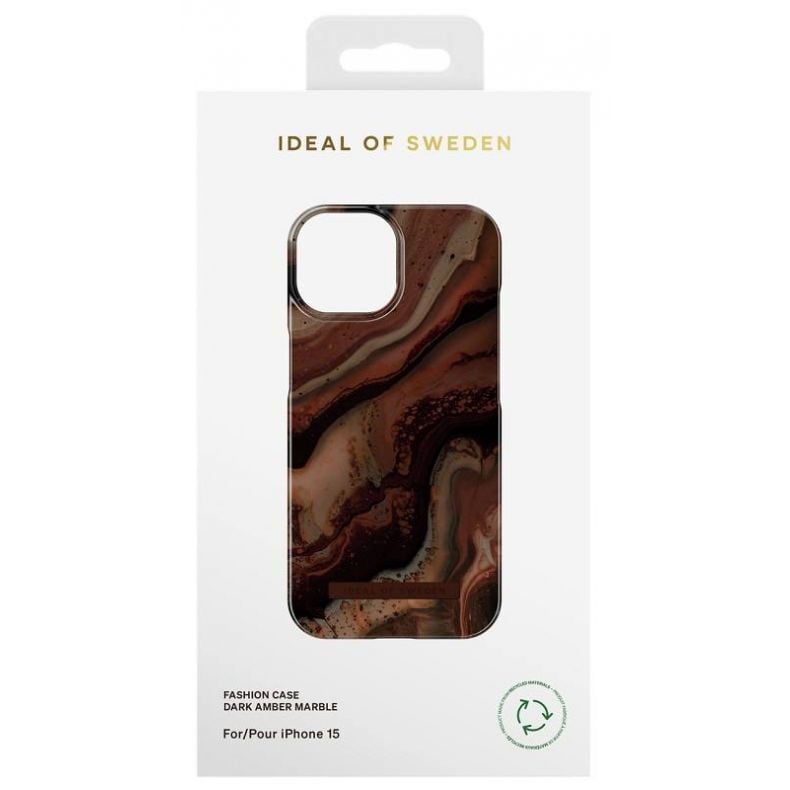 IDEAL OF SWEDEN dėklas iPhone 15 Dark Amber