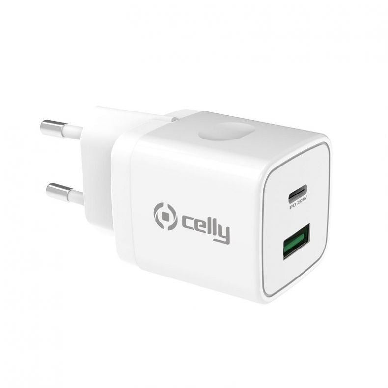 CELLY Tinklo įkroviklis USB-A | USB-C 20W