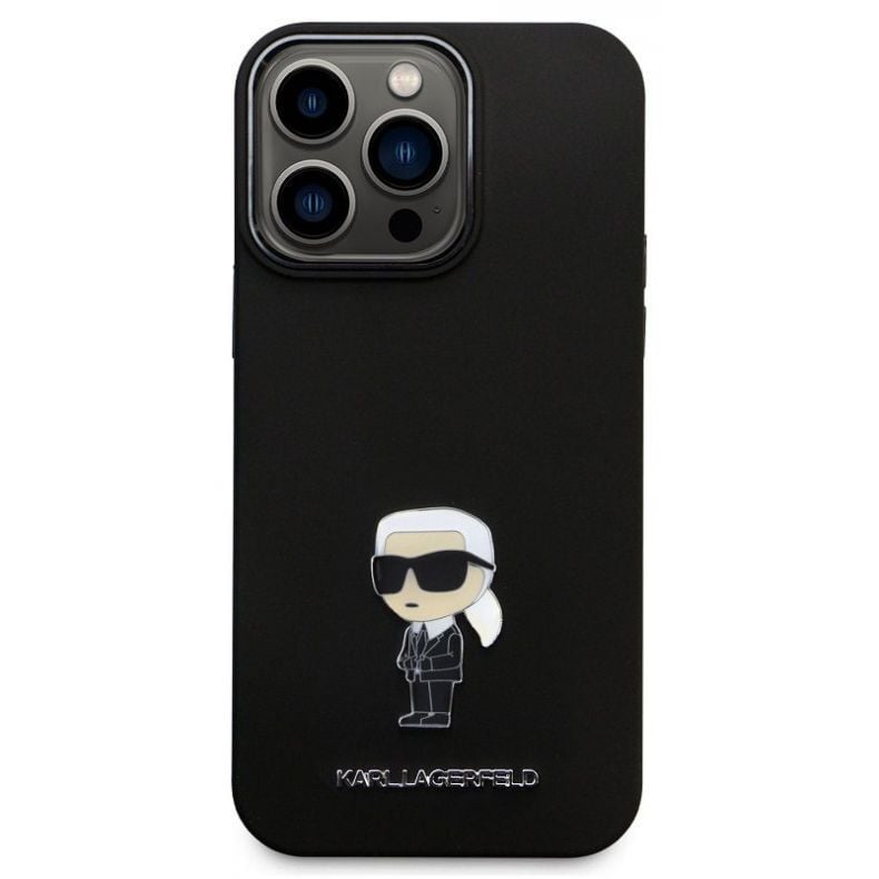 KARL LAGERFELD silikoninis dėklas iPhone 15 Pro Max