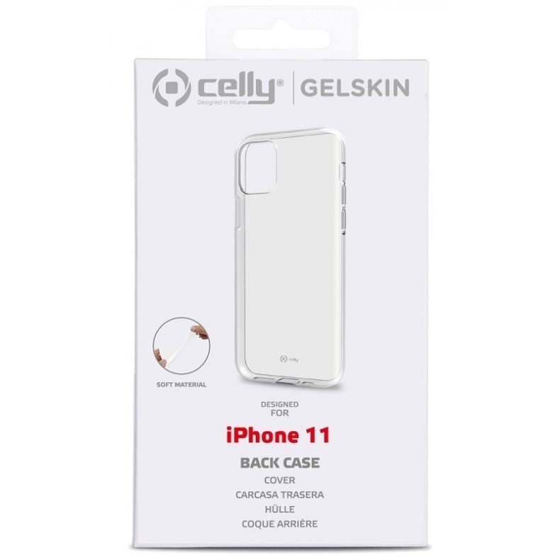 Celly iPhone 11 apsauginis silikoninis dėklas Clear (skaidrus) , 1 nuotrauka