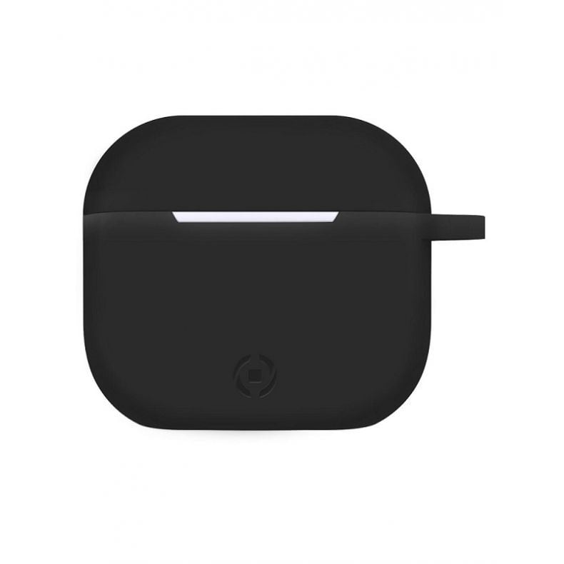 Celly Airpods 3-ios kartos apsauginis silikoninis dėklas Black (juodas), 3 nuotrauka