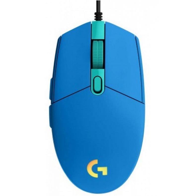 LOGITECH G102 Lightsync pelė_melyna