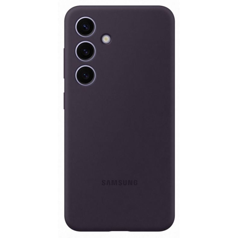 SAMSUNG Galaxy S24 silikoninis dėklas tamsiai violetinis