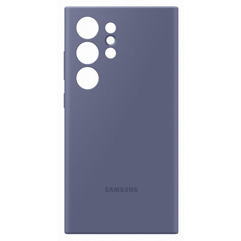 SAMSUNG Galaxy S24 Ultra silikoninis dėklas violetinis