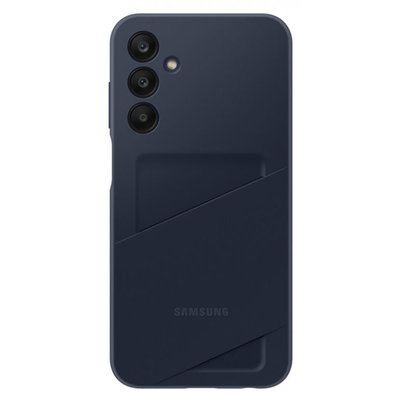 SAMSUNG Galaxy A25 5G dėklas su kortelių kišenėle juodas