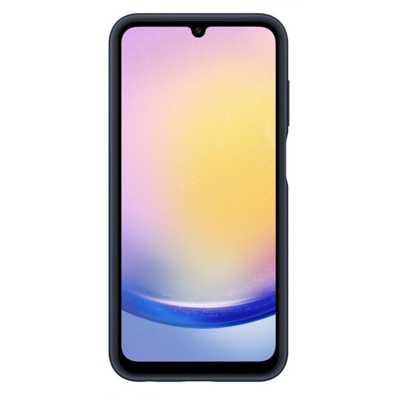 SAMSUNG Galaxy A25 5G dėklas su kortelių kišenėle juodas