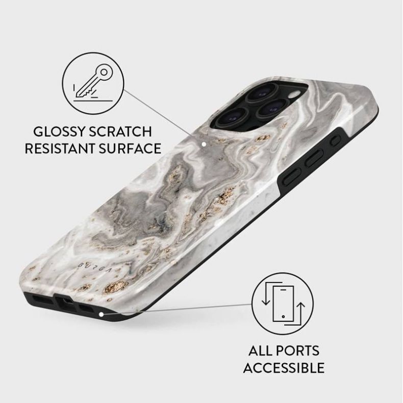 BURGA Tough dėklas iPhone 15 Pro Max Snowstorm