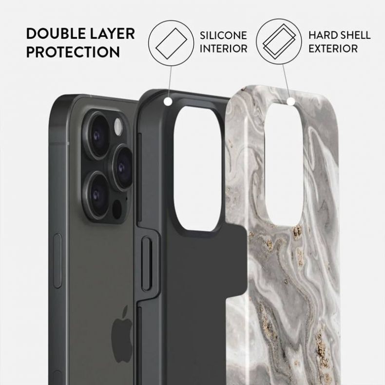 BURGA Tough dėklas iPhone 15 Pro Max Snowstorm