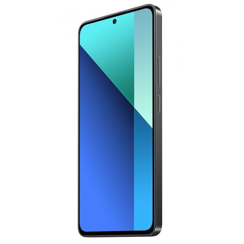 Xiaomi_Note13 juoda spalva ekranas 45laipsniu kampu desine puse