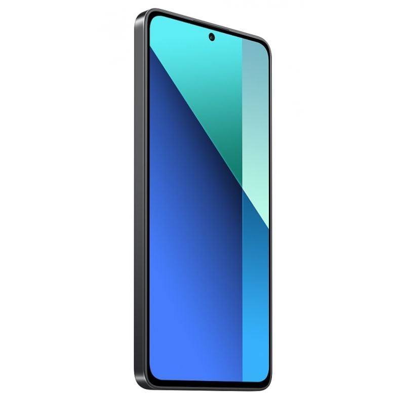 Xiaomi Note13 juoda spalva ekranas 45 kaire puse