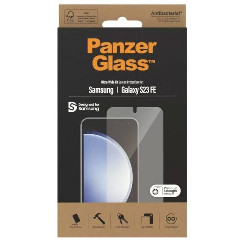 PANZERGLASS grūdintas apsauginis stikliukas Samsung Galaxy S23 FE