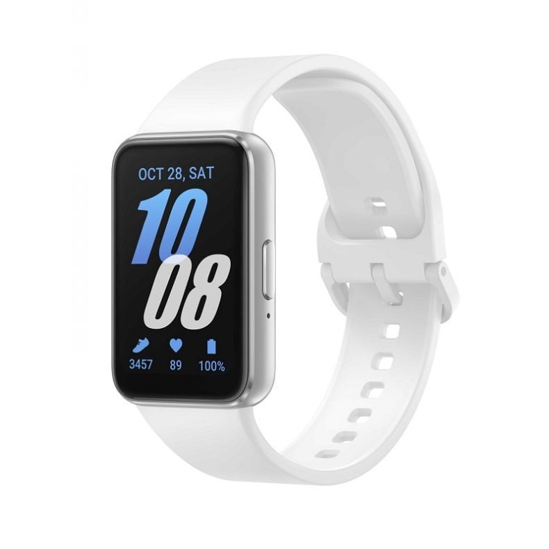 Samsung Galaxy Fit3 sidabrinė spalva, 5 nuotrauka.