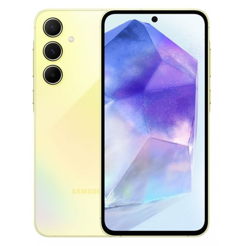 Samsung Galaxy A55 geltona spalva 1 nuotrauka