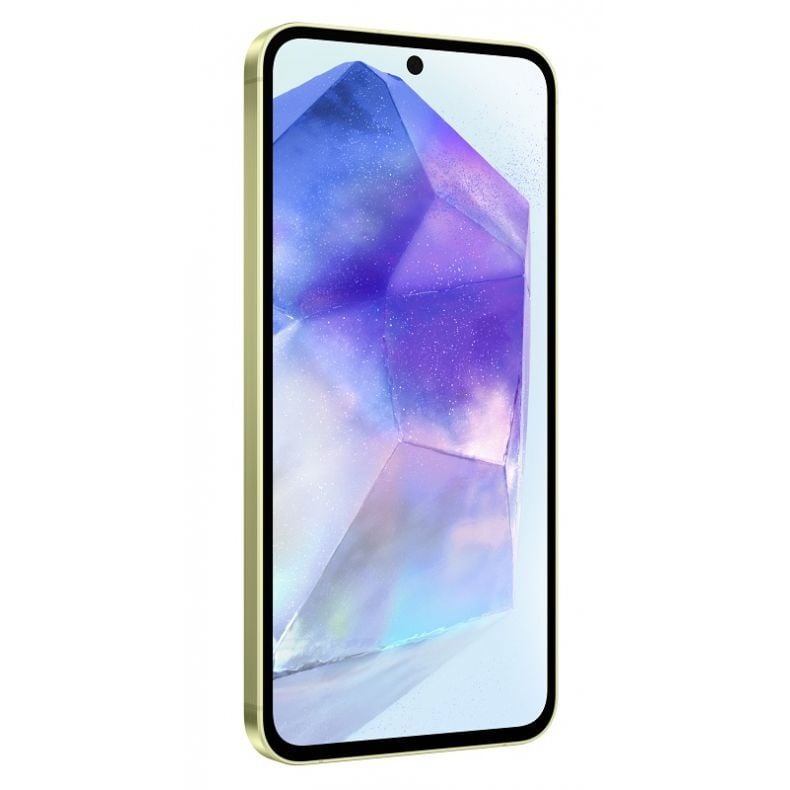 Samsung Galaxy A55 geltona spalva 6 nuotrauka.