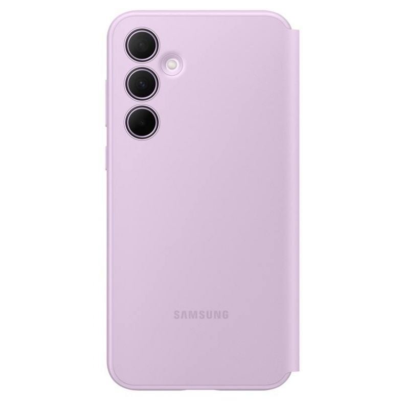 Atverčiamas dėklas Samsung Galaxy A35 Smart View violetinis, 2 nuotrauka