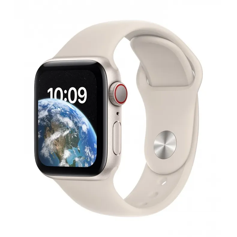 Apple watch Se 2022 e-sim išmanusis laikrodis starlihgt spalva