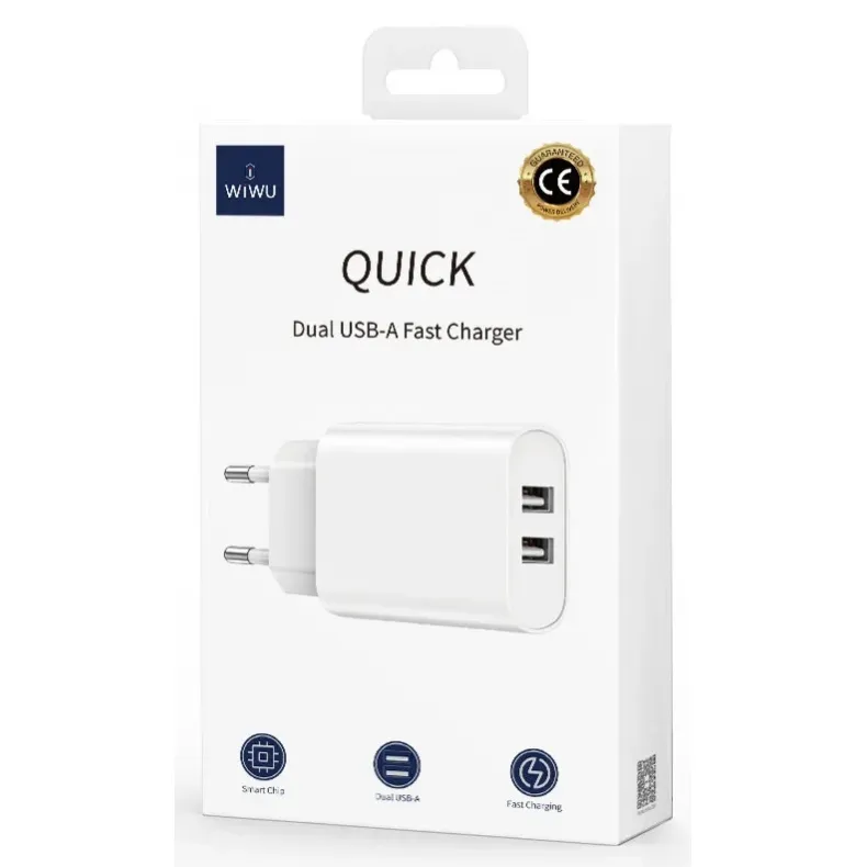 Tinklo įkroviklis Wiwu Wi-U003 USB-A | USB-A 10W, 3 nuotrauka