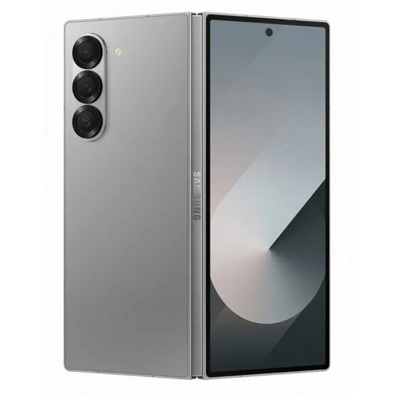 Samsung Galaxy Fold6 sidabrinė pilka 2 nuotrauka.