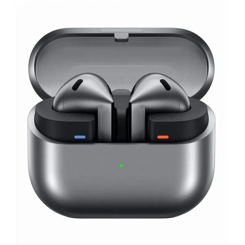 Samsung galaxy Buds3 sidabrinė spalva 3 nuotrauka