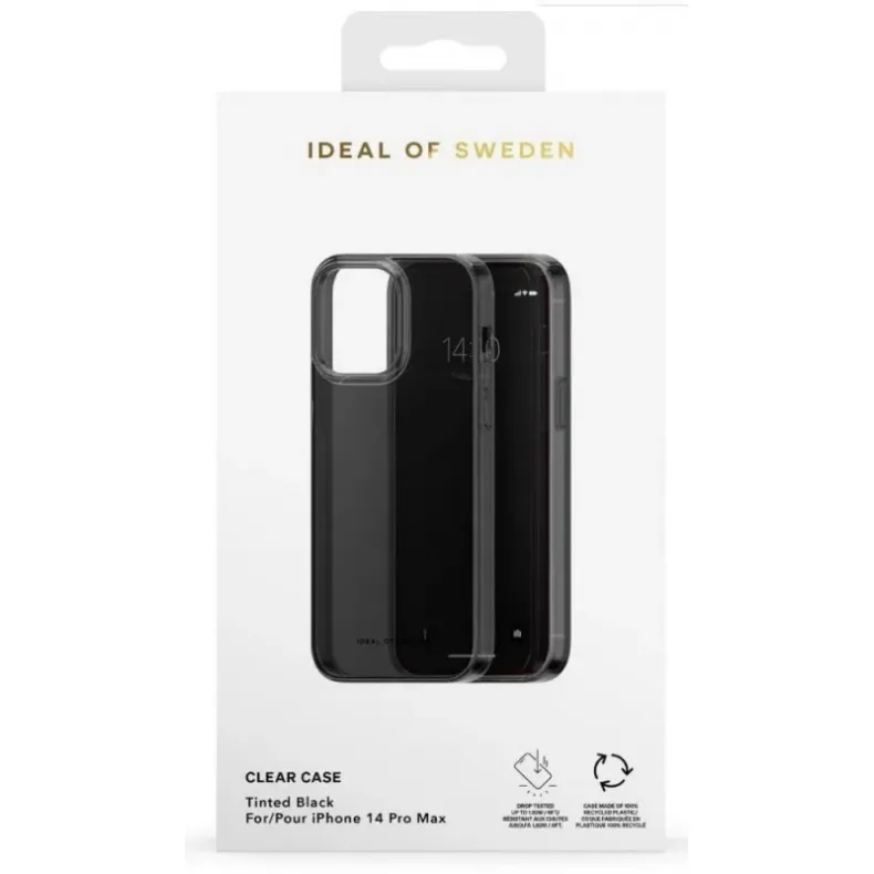 IDEAL OF SWEDEN Clear dėklas iPhone 14 Pro Max Tinted Black nuotrauka 2