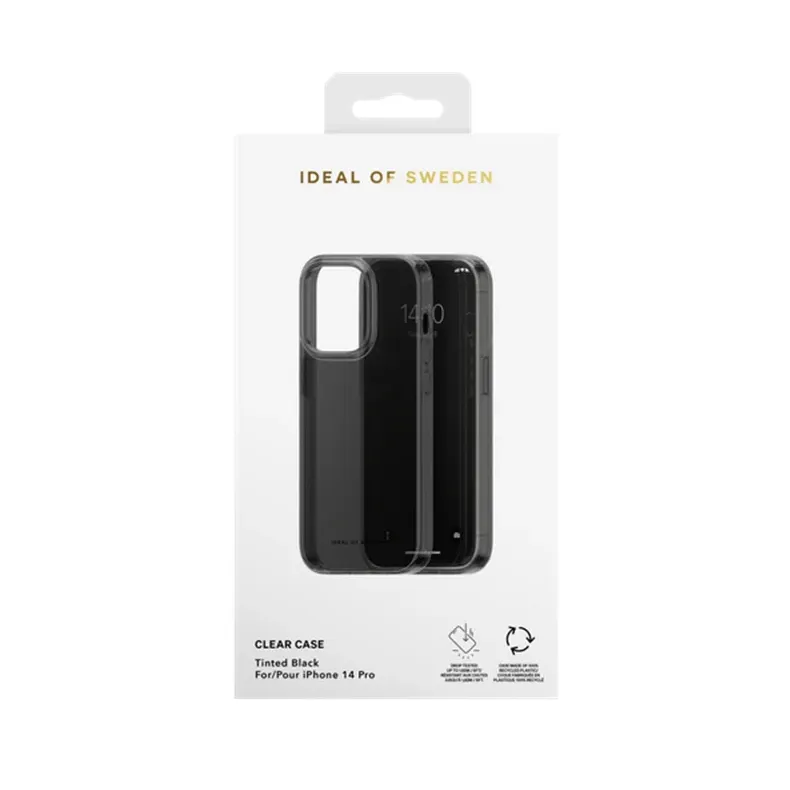 IDEAL OF SWEDEN Clear dėklas iPhone 14 Pro Tinted Black nuotrauka 2